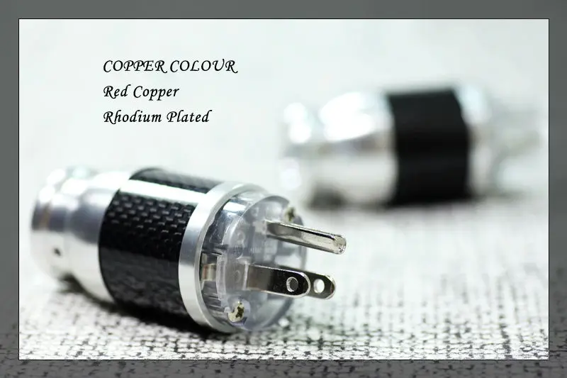 Free shipping one pair Copper Colour Red Copper Gold plated Carbon shell US Power Plug +IEC Plug
Free shipping one pair Copper Colour Red Copper Gold plated Carbon shell US Power Plug +IEC Plug