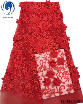 BEAUTIFICAL african lace fabrics 3d flowers tulle lace french fabric with beads Fashion appliques lace fabric for dress DPN570
BEAUTIFICAL african lace fabrics 3d flowers tulle lace french fabric with beads Fashion appliques lace fabric for dress DPN570