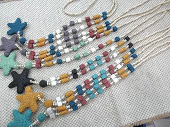 high quality 5strands Assoremnt Long Necklace Lava Volcanic Gem Triangle Butterfly Fish Animals star heart mixed color chain
high quality 5strands Assoremnt Long Necklace Lava Volcanic Gem Triangle Butterfly Fish Animals star heart mixed color chain