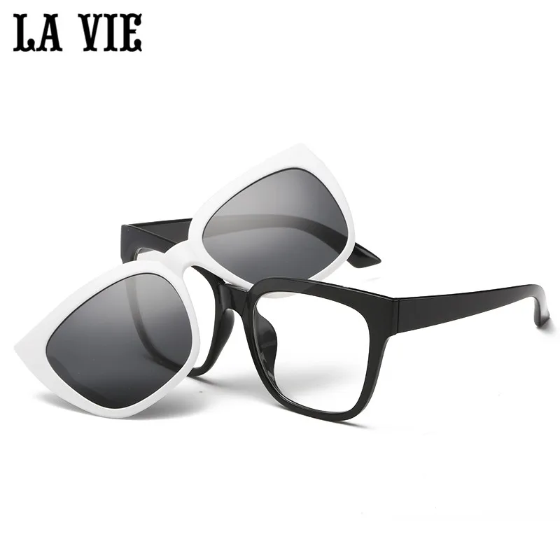 LA VIE New Fashion Removable Polarized Sunglasses for Men Eye Glasses Frame Cat Eye for Women Gafas de sol
LA VIE New Fashion Removable Polarized Sunglasses for Men Eye Glasses Frame Cat Eye for Women Gafas de sol