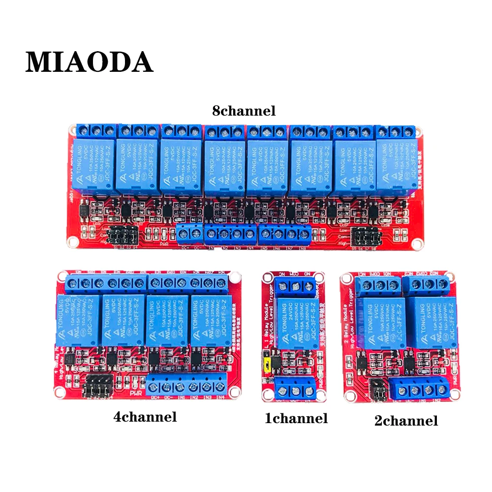 

1 2 4 8 Channel 12V Relays 24V Relays Module Board Shield with Optocoupler Support High and Low Level Trigger for Arduino relay