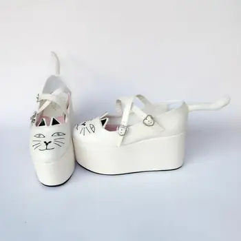 Princess sweet lolita shoes European summer and spring little bad cat shoes round head cute lovely shoes fashion women an1246
Princess sweet lolita shoes European summer and spring little bad cat shoes round head cute lovely shoes fashion women an1246
