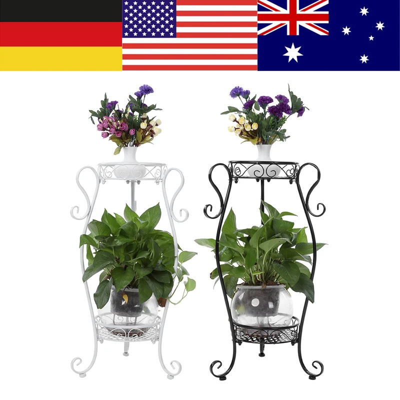 2 Tiers Plant Stand Iron Flower Pot Rack for Indoor Outdoor Balcony Living Room Plant Display Stand
2 Tiers Plant Stand Iron Flower Pot Rack for Indoor Outdoor Balcony Living Room Plant Display Stand