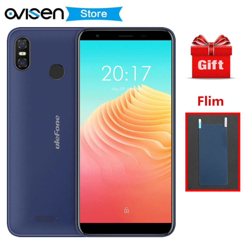 Ulefone S9 Pro Android 8 1 смартфон 5 дюймов 18:9 дисплей MTK6739 четырехъядерный 2 Гб ОЗУ 16 ПЗУ 13MP