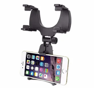 

Adjustable Rotary GPS Mobile Phone Car Auto Rearview Mirror Mount Holders Stands For Huawei Y7/Y7 Prime/Nova 2 Plus,For Nokia 3