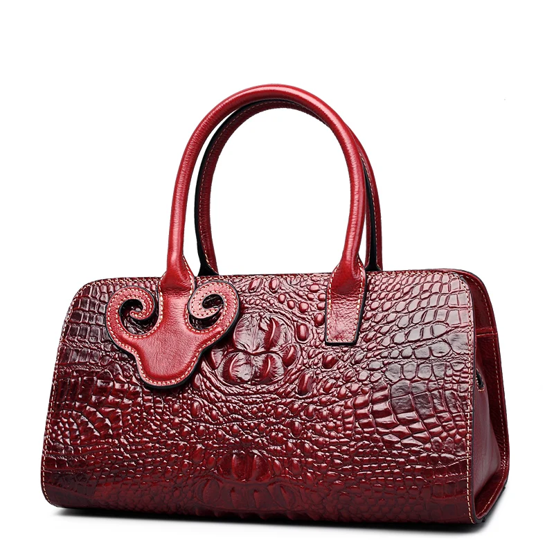 QISU Fashion Women Embossed Crocodile handbags a single shoulder strap women bag with silt pocket
QISU Fashion Women Embossed Crocodile handbags a single shoulder strap women bag with silt pocket