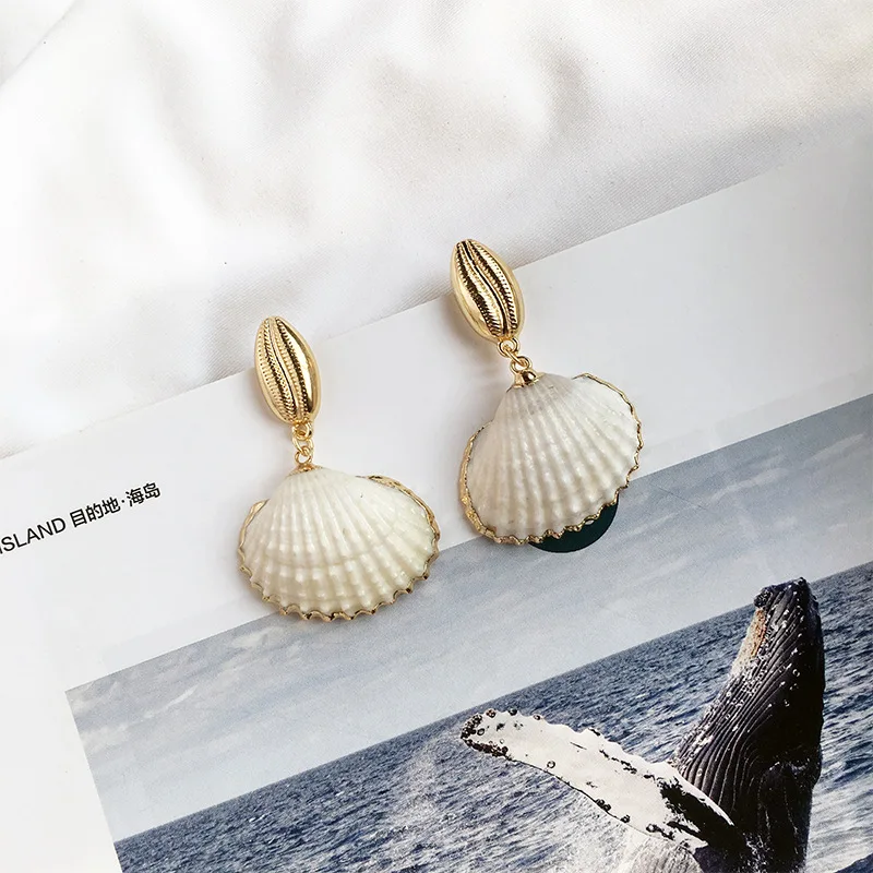 Beach Style Simple Natural Shell Earrings Geometric Vintage Simulated Pearl Cowrie Seashell Earrings Jewelry Women Girl Gift
Beach Style Simple Natural Shell Earrings Geometric Vintage Simulated Pearl Cowrie Seashell Earrings Jewelry Women Girl Gift
