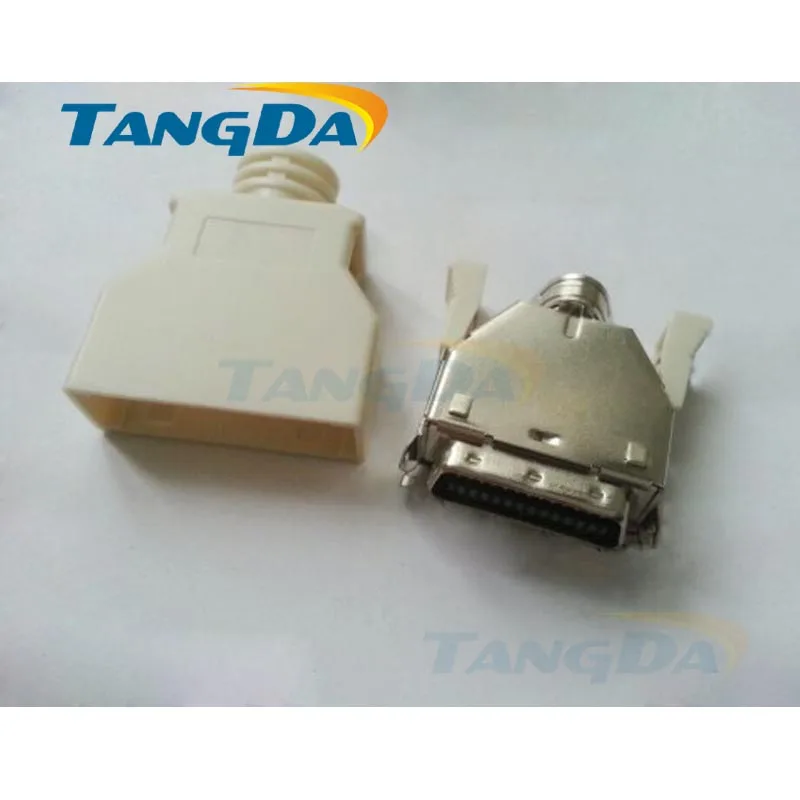 Tangda SCSI 26P 26 shrapnel 26pin welding wire male head servo drive joint slot type CN1 band MDR connector
Tangda SCSI 26P 26 shrapnel 26pin welding wire male head servo drive joint slot type CN1 band MDR connector