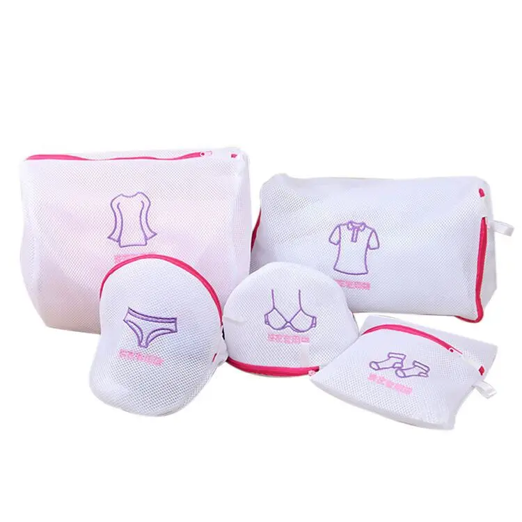 5Pcs/set Thickened Double Layer Zippered Mesh Laundry Bag Clothes Protector Washing Bra Lingerie Wash Bags
5Pcs/set Thickened Double Layer Zippered Mesh Laundry Bag Clothes Protector Washing Bra Lingerie Wash Bags