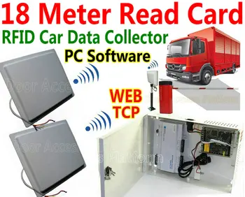 18 Meters Automatic Car RFID Long range antenna Barrier gate Data Collector UHF RFID reader IP Access Controller pcb car parking 
18 Meters Automatic Car RFID Long range antenna Barrier gate Data Collector UHF RFID reader IP Access Controller pcb car parking