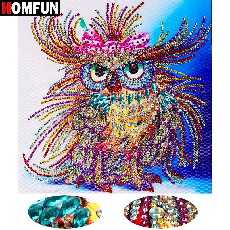HOMFUN 5D DIY Special Shaped Diamond Painting Cartoon Owl Handicraft Needlework 3d Drill gift Embroidery Decor Gift 24x24cm
HOMFUN 5D DIY Special Shaped Diamond Painting Cartoon Owl Handicraft Needlework 3d Drill gift Embroidery Decor Gift 24x24cm