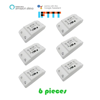 DIY WiFi Smart Light Switch Universal Breaker Timer Wireless Remote Control Works with Alexa Google Home Smart Home 6 Pieces
DIY WiFi Smart Light Switch Universal Breaker Timer Wireless Remote Control Works with Alexa Google Home Smart Home 6 Pieces