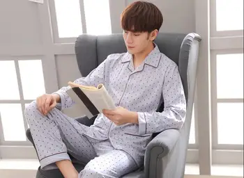2019 new arrival fashion men sleeping cloths turn-down collar polka dot grey and apricot free shipping
2019 new arrival fashion men sleeping cloths turn-down collar polka dot grey and apricot free shipping