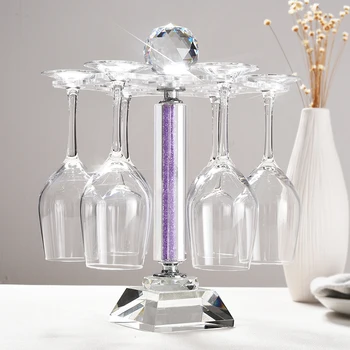 Household crystal wine cup rack rack hanging upside down living room high-end European cup goblet Wine shelf
Household crystal wine cup rack rack hanging upside down living room high-end European cup goblet Wine shelf