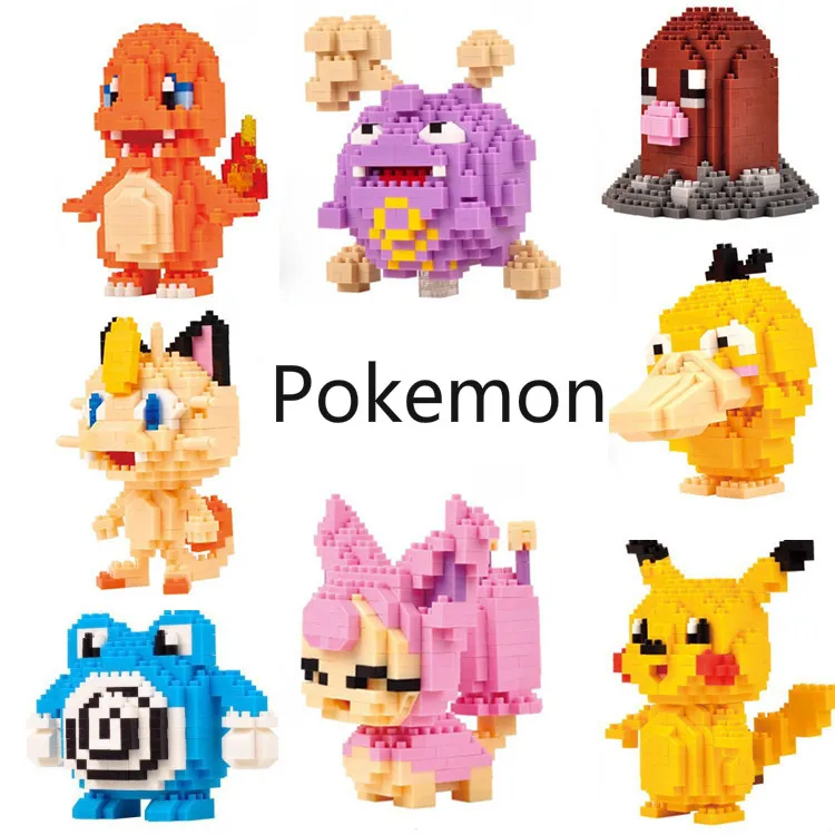 Small grain diamond leisure insert plastic building blocks elf toy building blocks Pikachu
Small grain diamond leisure insert plastic building blocks elf toy building blocks Pikachu
