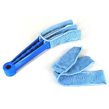 Microfibre Triple Blind Cleaner Mitt Venetian Slats Blinds Duster 
Microfibre Triple Blind Cleaner Mitt Venetian Slats Blinds Duster