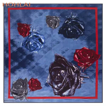 100%Twill Silk Scarf Women Spain Large Shawls Floral Print Stoles Square Bandana Luxury Kerchief Scarf Female Foulards 130CM
100%Twill Silk Scarf Women Spain Large Shawls Floral Print Stoles Square Bandana Luxury Kerchief Scarf Female Foulards 130CM