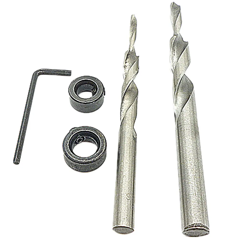 2pc 10mm 8mm Replacement Twist Drill Bit Stop Step Collar W/ Allen Wrench Wood Pocket-Hole Drill Bit For Kreg Manual Pocket Hole
2pc 10mm 8mm Replacement Twist Drill Bit Stop Step Collar W/ Allen Wrench Wood Pocket-Hole Drill Bit For Kreg Manual Pocket Hole
