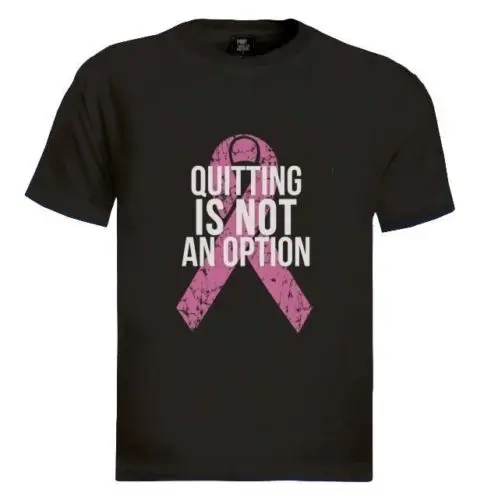 Quitting Is Not An Option T-Shirt Fight Breast Cancer Pink Ribbon Survivor Honor 100% Cotton Tee Shirt,Hip Hop Funny Tee
Quitting Is Not An Option T-Shirt Fight Breast Cancer Pink Ribbon Survivor Honor 100% Cotton Tee Shirt,Hip Hop Funny Tee