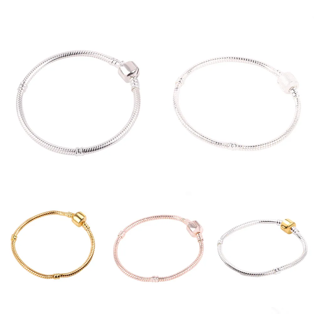 Ranqin High Quality Vintage Fine Bracelet European Style Snake Chain Fit DIY Charm Bracelets Jewelry
Ranqin High Quality Vintage Fine Bracelet European Style Snake Chain Fit DIY Charm Bracelets Jewelry