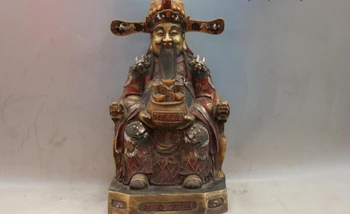 USPS to USA S1020 China Folk Copper Bronze Color Painted Money Mammon God of Wealth Buddha Statue
USPS to USA S1020 China Folk Copper Bronze Color Painted Money Mammon God of Wealth Buddha Statue