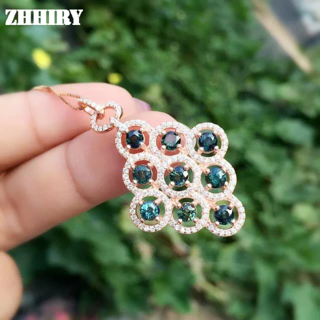 Natural Sapphire Gemstone Necklace Stone Real Solid 925 Sterling Silver Woman Jewelry Noble Birthstone
Natural Sapphire Gemstone Necklace Stone Real Solid 925 Sterling Silver Woman Jewelry Noble Birthstone