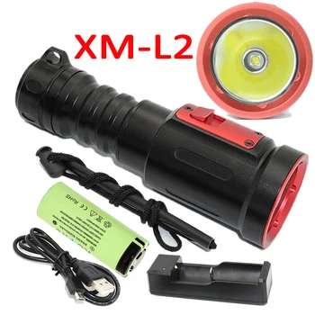 1200LM 10W LED Diving Flashlight XM-L2 LED Lamp Lantern Searchlight Underwater Waterproof Torch +26650 Battery +Charger
1200LM 10W LED Diving Flashlight XM-L2 LED Lamp Lantern Searchlight Underwater Waterproof Torch +26650 Battery +Charger