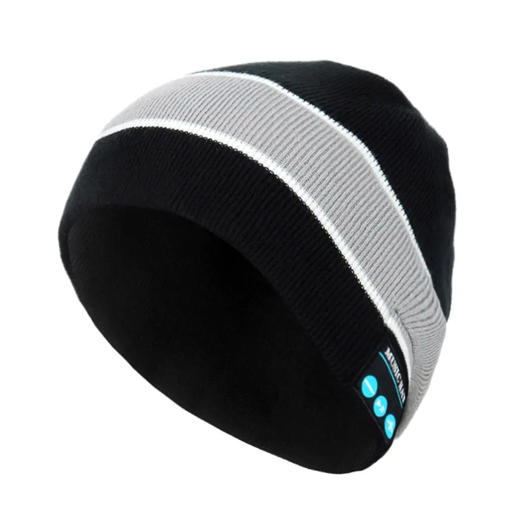 Portable Wireless Earphone Bluetooth Handsfree Music Earphones Winter Warm Cap Hat Bluetooth Headset Cap Striped Men Women
Portable Wireless Earphone Bluetooth Handsfree Music Earphones Winter Warm Cap Hat Bluetooth Headset Cap Striped Men Women