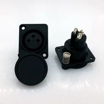 3pin XLR Female socket with rotate protective cap XLR microphone socket 3pin seat Audio socket 5pcs/lot
3pin XLR Female socket with rotate protective cap XLR microphone socket 3pin seat Audio socket 5pcs/lot