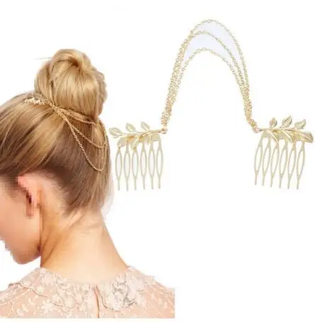1 pcs Fashion Metal Chain Article Branch Leaves Tassel Headband Women Hair Accessories Hair Clip Hair Bridal Hairpiece Headwear
1 pcs Fashion Metal Chain Article Branch Leaves Tassel Headband Women Hair Accessories Hair Clip Hair Bridal Hairpiece Headwear