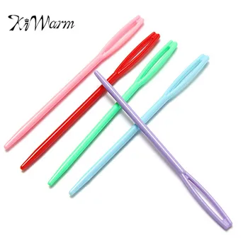 KiWarm Practical 5Pcs Multicolor Plastic Sewing CrossStitch Knitting Wool Weave Needle 7cm Sweater Auxiliary Accessories Tool
KiWarm Practical 5Pcs Multicolor Plastic Sewing CrossStitch Knitting Wool Weave Needle 7cm Sweater Auxiliary Accessories Tool