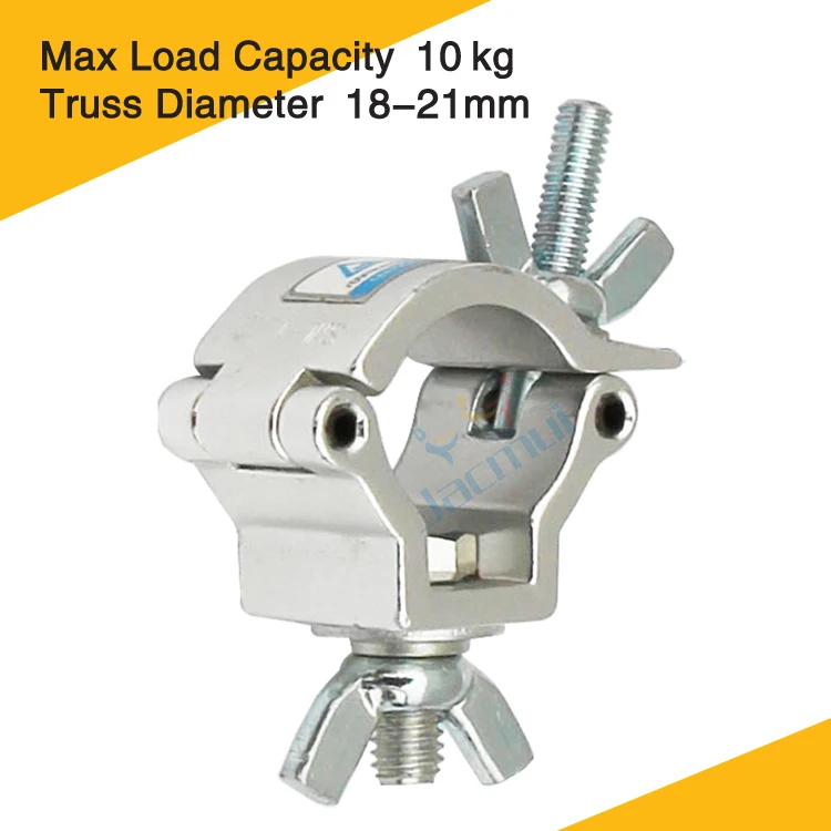 18-21mm 10kg Mini Aluminium Alloy Lights Hook Bracket Small Security Clamp 
18-21mm 10kg Mini Aluminium Alloy Lights Hook Bracket Small Security Clamp