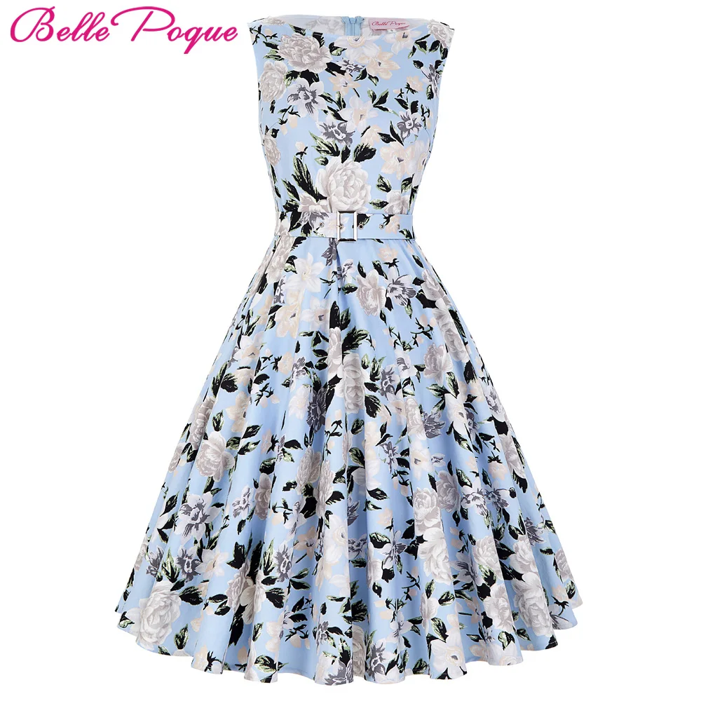 2016 Summer Women Dress Audrey Hepburn Vestidos Sleeveless Polka Dot Floral Print Clothing Cotton 50s Casual Rockbilly Dresses
2016 Summer Women Dress Audrey Hepburn Vestidos Sleeveless Polka Dot Floral Print Clothing Cotton 50s Casual Rockbilly Dresses