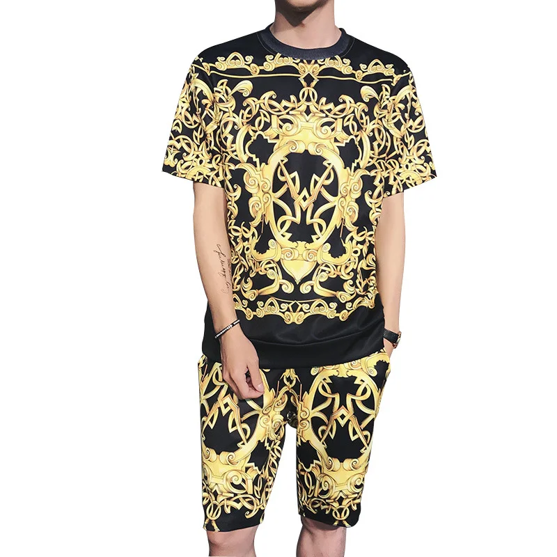 2019 Summer Set Men 3D Print Camouflage Short Sleeve Shorts Sweatsuit Fashion Hip Hop Tracksuit Mens Track Suit Two Pieces Set
2019 Summer Set Men 3D Print Camouflage Short Sleeve Shorts Sweatsuit Fashion Hip Hop Tracksuit Mens Track Suit Two Pieces Set