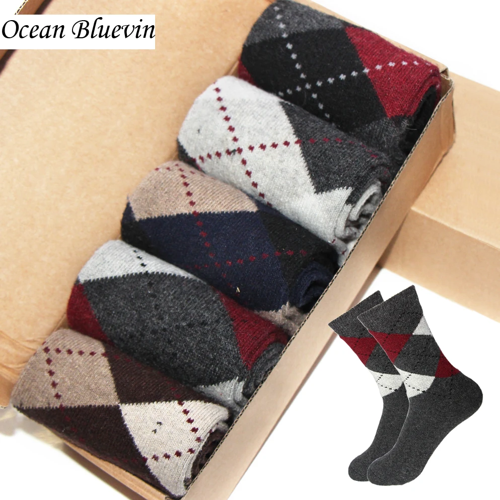 Rabbit Wool Quality knitted Men Socks Autumn Winter Warm Thick Style Business Casual Dotted Line Rhombus Pattern Soft Sock Meias
Rabbit Wool Quality knitted Men Socks Autumn Winter Warm Thick Style Business Casual Dotted Line Rhombus Pattern Soft Sock Meias