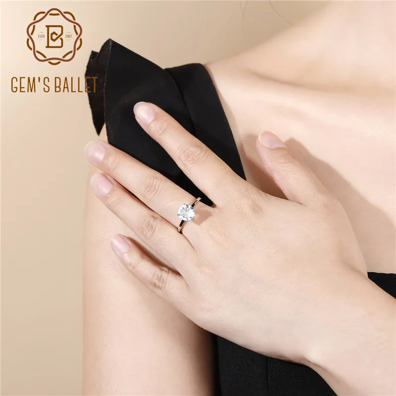 Gem's Ballet 2.57Ct Round Cubic Zirconia Engagement Promise Ring Genuine 925 Sterling Silver Ring For Women Fashion Fine Jewelry
Gem's Ballet 2.57Ct Round Cubic Zirconia Engagement Promise Ring Genuine 925 Sterling Silver Ring For Women Fashion Fine Jewelry