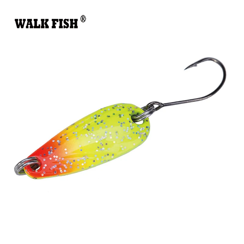 Walk Fish Metal Spinner Spoon 1Pcs 2.5g/3.5g Fishing Lure Hard Baits Sequins Noise Paillette with VMC Treble Hook Tackle
Walk Fish Metal Spinner Spoon 1Pcs 2.5g/3.5g Fishing Lure Hard Baits Sequins Noise Paillette with VMC Treble Hook Tackle
