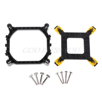 CPU coolng Fan Bracket PC CPU Heatsink Mounting Bracket Holder Base Backplate Kit For Intel 115X/1366/2011
CPU coolng Fan Bracket PC CPU Heatsink Mounting Bracket Holder Base Backplate Kit For Intel 115X/1366/2011