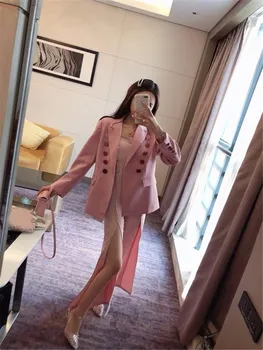2019 Spring Women Fashion Bright Color Notched Office Blazers Long Sleeve Buttons Loose Outwear
2019 Spring Women Fashion Bright Color Notched Office Blazers Long Sleeve Buttons Loose Outwear