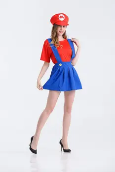 Halloween sexy anime cosplay Costumes Hot Super Mariou bros figures lovey skirt Set Party MARIO Costume for women 2123
Halloween sexy anime cosplay Costumes Hot Super Mariou bros figures lovey skirt Set Party MARIO Costume for women 2123