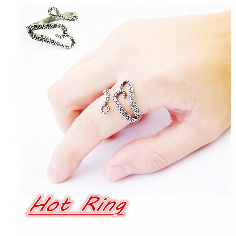 New Arrival 1PC Punk Style Ring Titanium Steel Unisex Silvery Boys and Girls Octopus Devilfish Rings Fashion Jewelry
New Arrival 1PC Punk Style Ring Titanium Steel Unisex Silvery Boys and Girls Octopus Devilfish Rings Fashion Jewelry