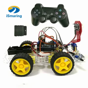 Control Tracking Obstacle Avoidance 4WD Arduino Robot Car Chassis Kit with UNO R3 Board+Motor Drive Shield Board Car
Control Tracking Obstacle Avoidance 4WD Arduino Robot Car Chassis Kit with UNO R3 Board+Motor Drive Shield Board Car