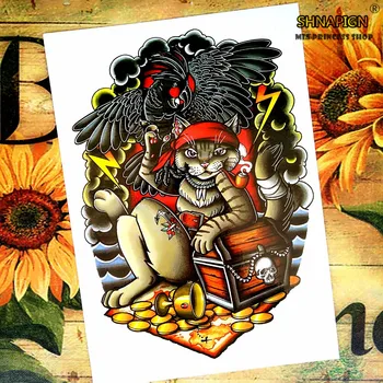 SHNAPIGN Demon cat Temporary Tattoo Body Art Flash Tattoo Stickers 12*20cm Waterproof Henna Styling Home Decor Wall Sticker
SHNAPIGN Demon cat Temporary Tattoo Body Art Flash Tattoo Stickers 12*20cm Waterproof Henna Styling Home Decor Wall Sticker