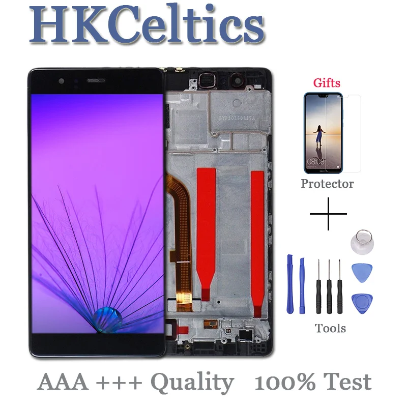 5.2" Inch LCD For HUAWEI P9 Display and Touch Screen Digitizer with Frame for HUAWEI P9 LCD Display EVA-L09 EVA-L19 Replacement
5.2" Inch LCD For HUAWEI P9 Display and Touch Screen Digitizer with Frame for HUAWEI P9 LCD Display EVA-L09 EVA-L19 Replacement
