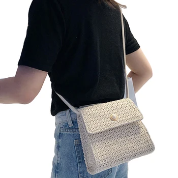 Weaving Crossbody Bags For Women Summer Beach Bag Ladies Shoulder Messenger Hand Bag Female Travel Hand Bag(Beige)
Weaving Crossbody Bags For Women Summer Beach Bag Ladies Shoulder Messenger Hand Bag Female Travel Hand Bag(Beige)