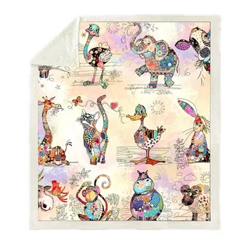 SOFTBATFY Cute Dinosaur Elephant Giraffe Fleece Throw Blanket Sofa Bedding Blankets Drop Ship
SOFTBATFY Cute Dinosaur Elephant Giraffe Fleece Throw Blanket Sofa Bedding Blankets Drop Ship