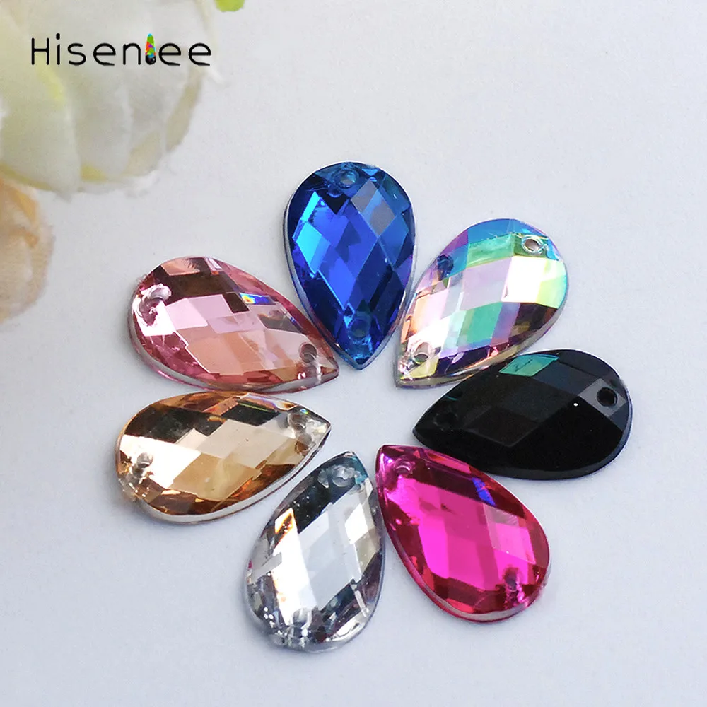 8x13mm Teardrop Acrylic Flat Back 2 Holes Sewing Crystal Beads For DIY Wedding Dress Shoes Bags, 200pcs/lot
8x13mm Teardrop Acrylic Flat Back 2 Holes Sewing Crystal Beads For DIY Wedding Dress Shoes Bags, 200pcs/lot