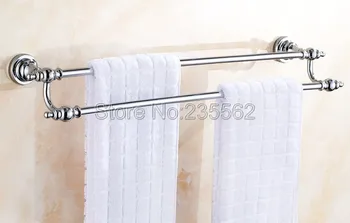 Bathroom Accessory Wall Mount Polished Chrome Bathroom Double Towel Bar Rail Towel Holders lba902
Bathroom Accessory Wall Mount Polished Chrome Bathroom Double Towel Bar Rail Towel Holders lba902