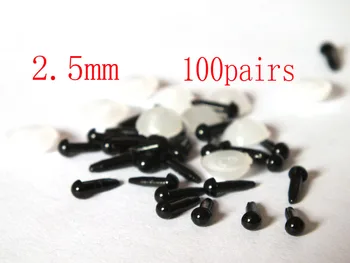 DIY Doll Toy Eyes 2.5mm Black Plastic Safety Eyes Puppets Doll Crafts Doll Eyes Handmade Accessories
DIY Doll Toy Eyes 2.5mm Black Plastic Safety Eyes Puppets Doll Crafts Doll Eyes Handmade Accessories