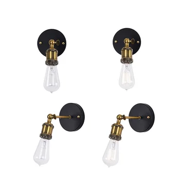 Retro Golden copper Wall lamp Wand lamps vintage bedside background led sconces Wall light fixture with E27/E26 socket
Retro Golden copper Wall lamp Wand lamps vintage bedside background led sconces Wall light fixture with E27/E26 socket